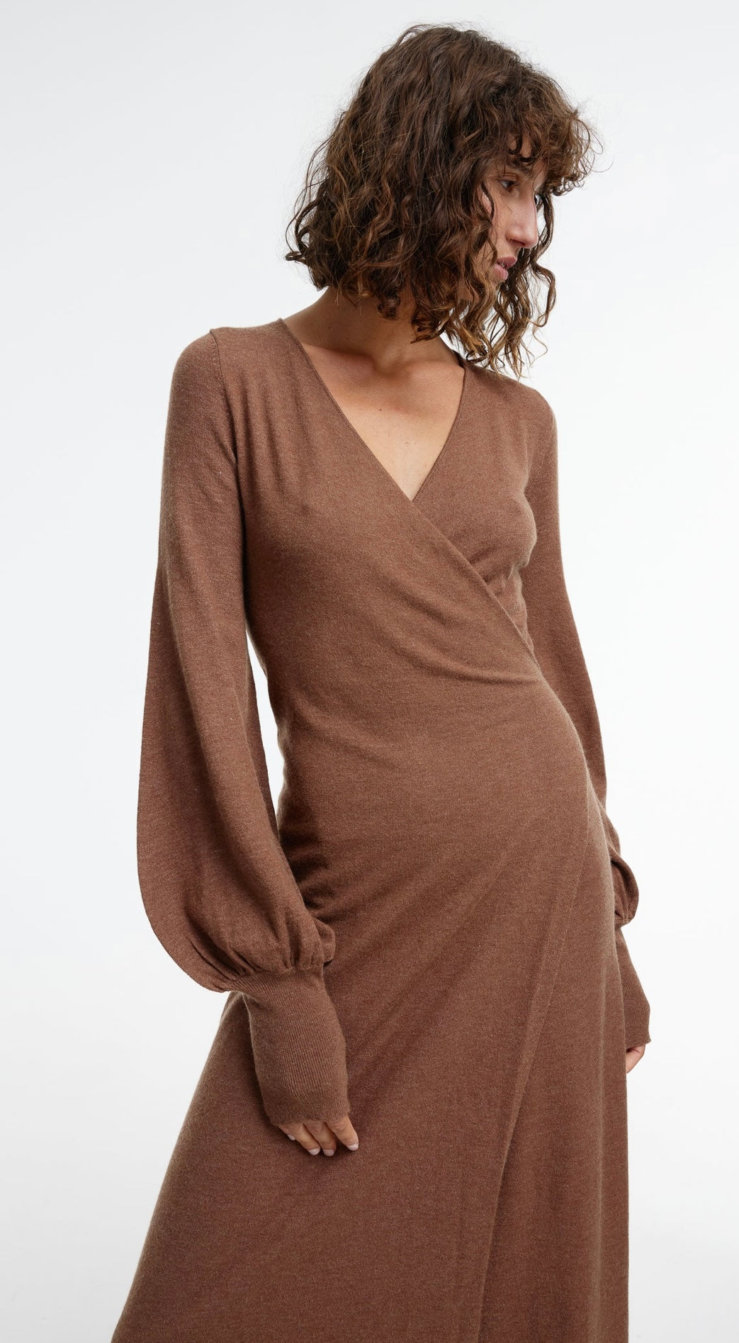 Kinney Marlow Wrap Chocolate Dress Jodi Maree Fashion