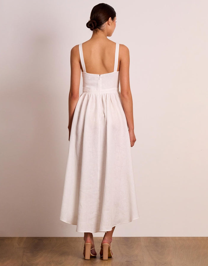 Pasduchas - Ambrose Midi Dress - White