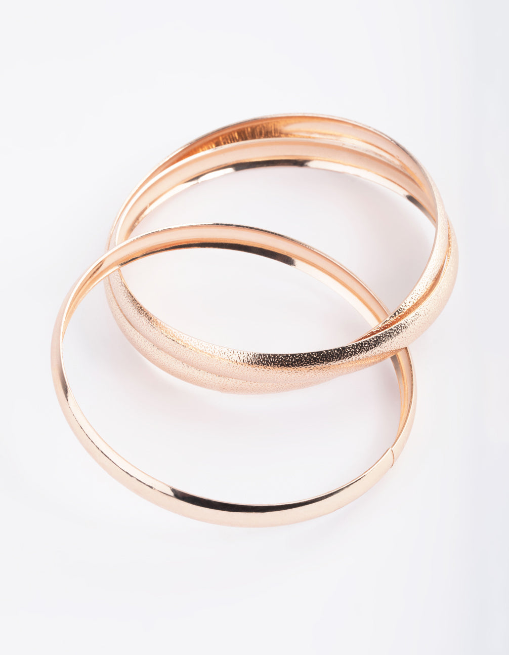 Jodi Maree Jewellery - Rose Gold Tri Bangle - Rose Gold