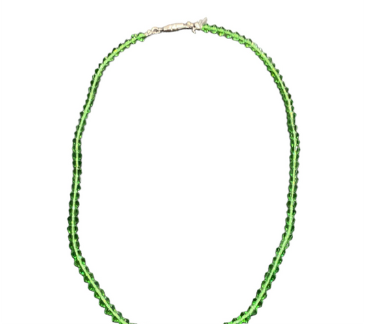 Jodi Maree Jewellery - Glass Bead Small Necklace - Green 