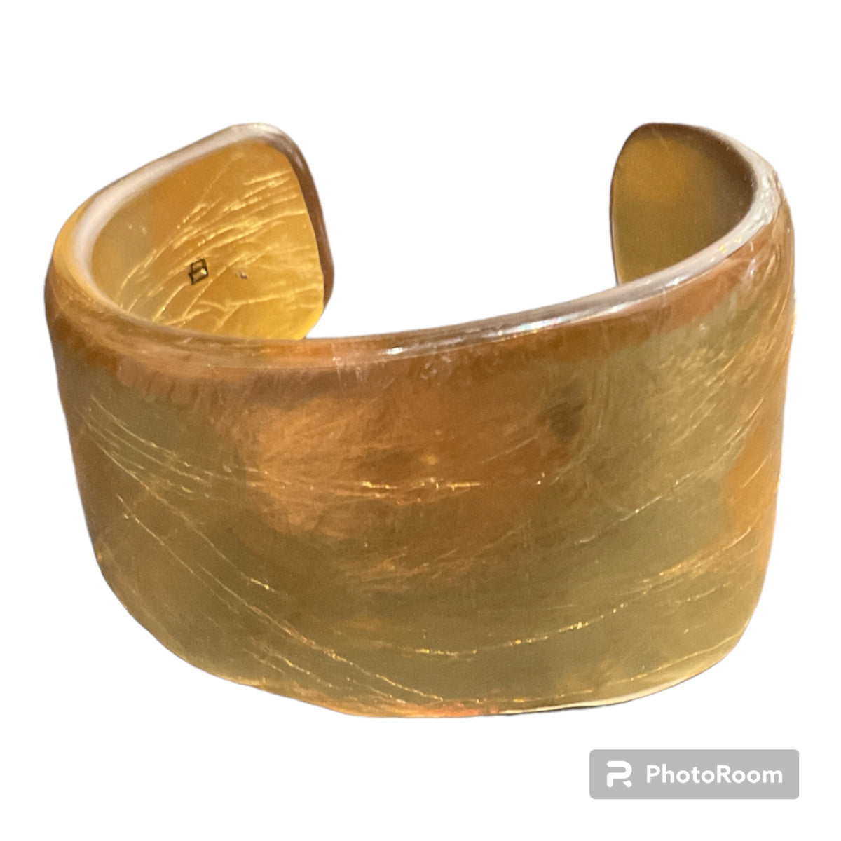 Adorne Gold Brushed Cuff Bangle