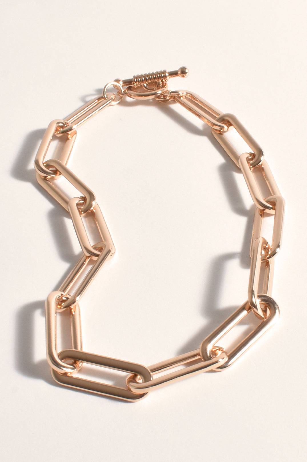 Adorne - Asha Metal Links Necklace - Gold