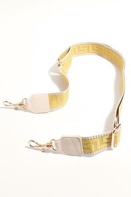 Adorne - Geo Webbing Bag Strap - Yellow 