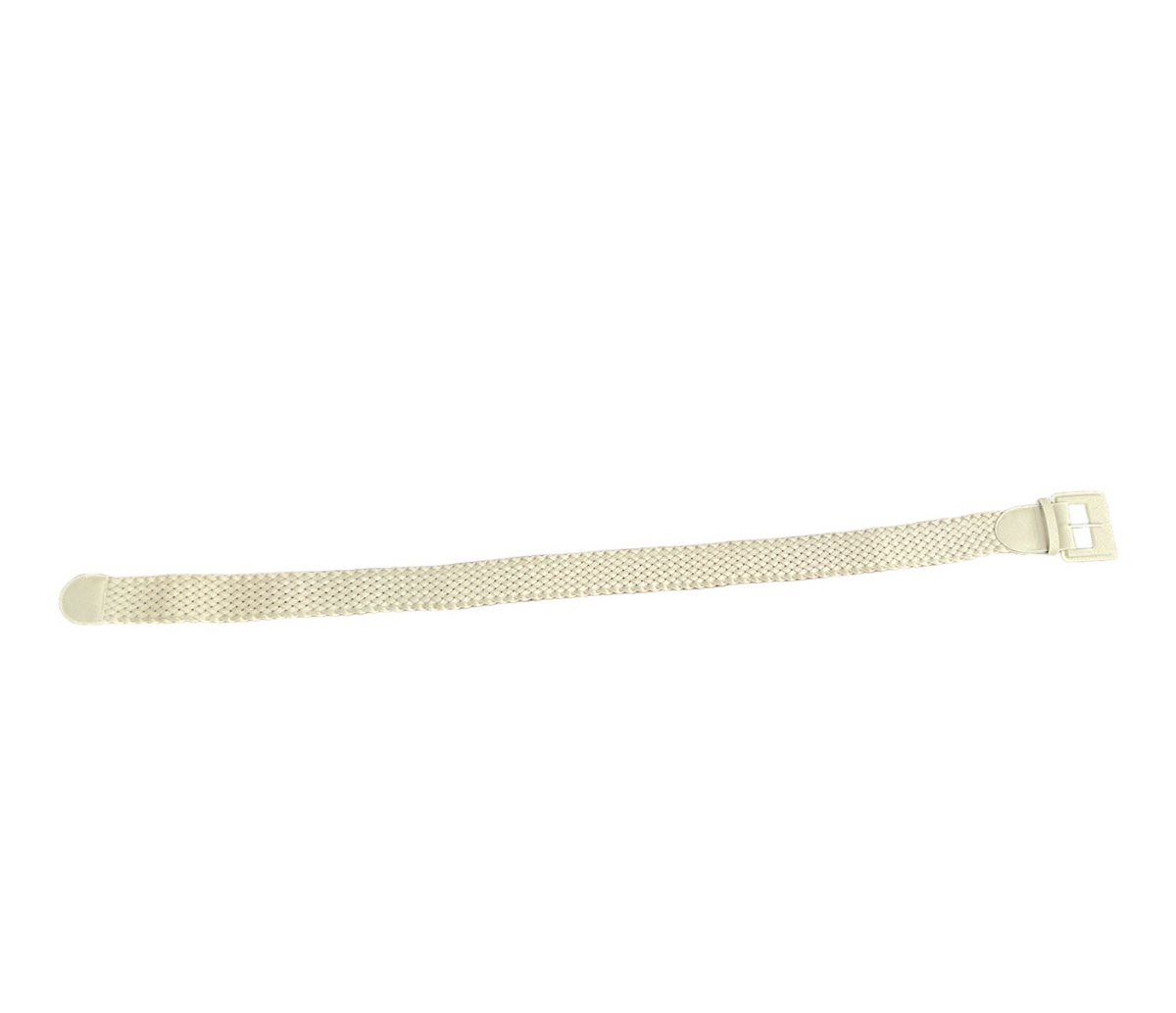 Adorne Beige Vegan Leather Belt 