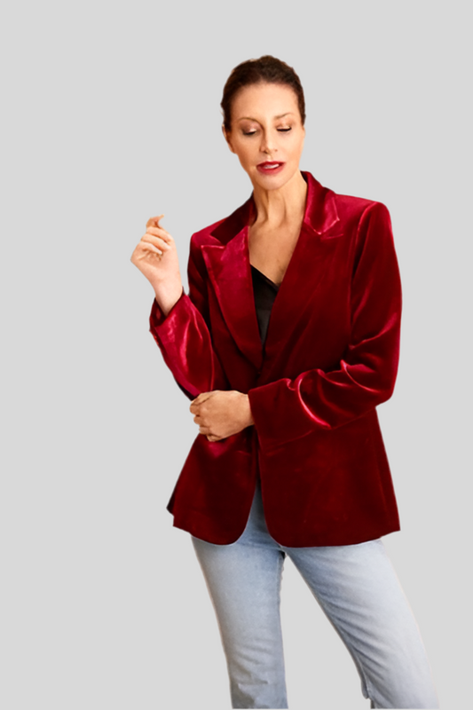 Kamare - Surry Velvet Jacket - Red