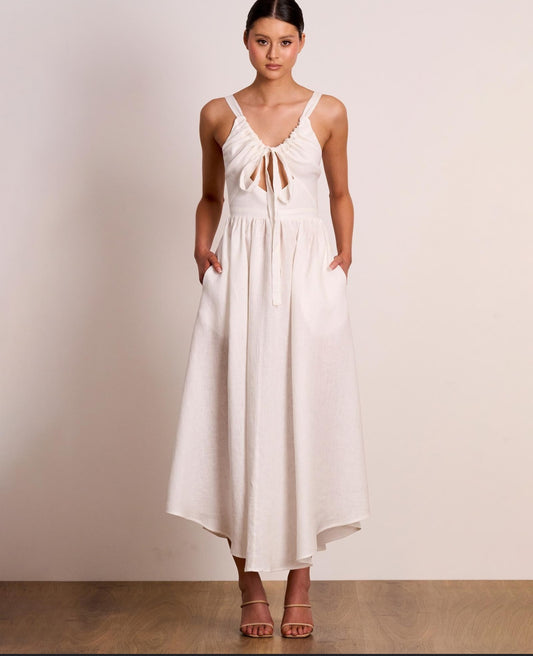 Pasduchas - Ambrose Midi Dress - White