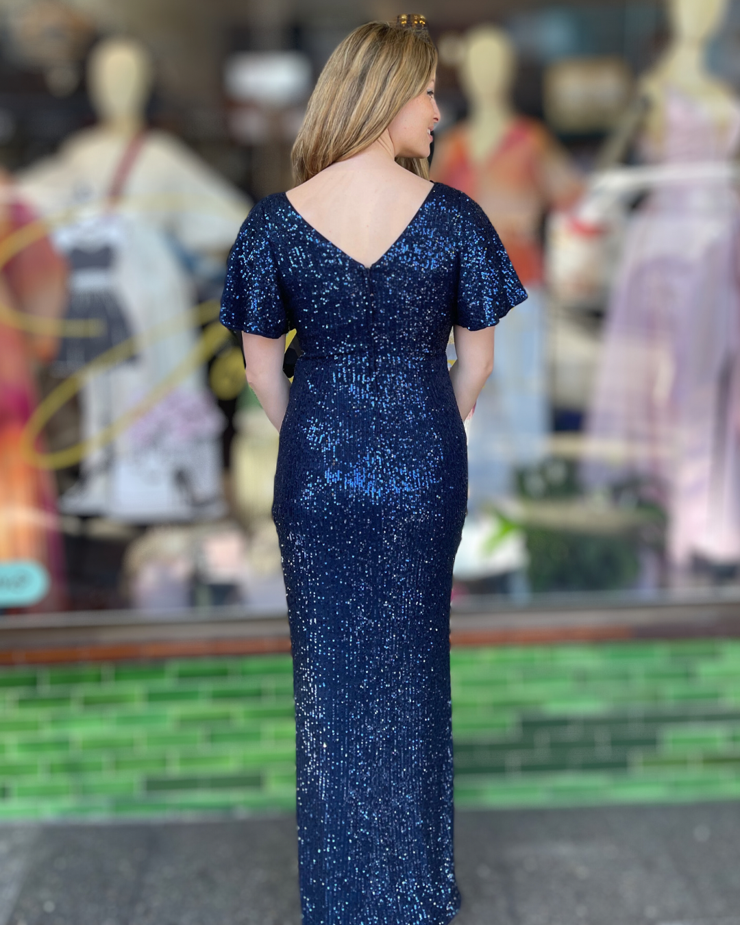 Romance The Label - Ariana Paris Maxi - Navy - RMW21R003