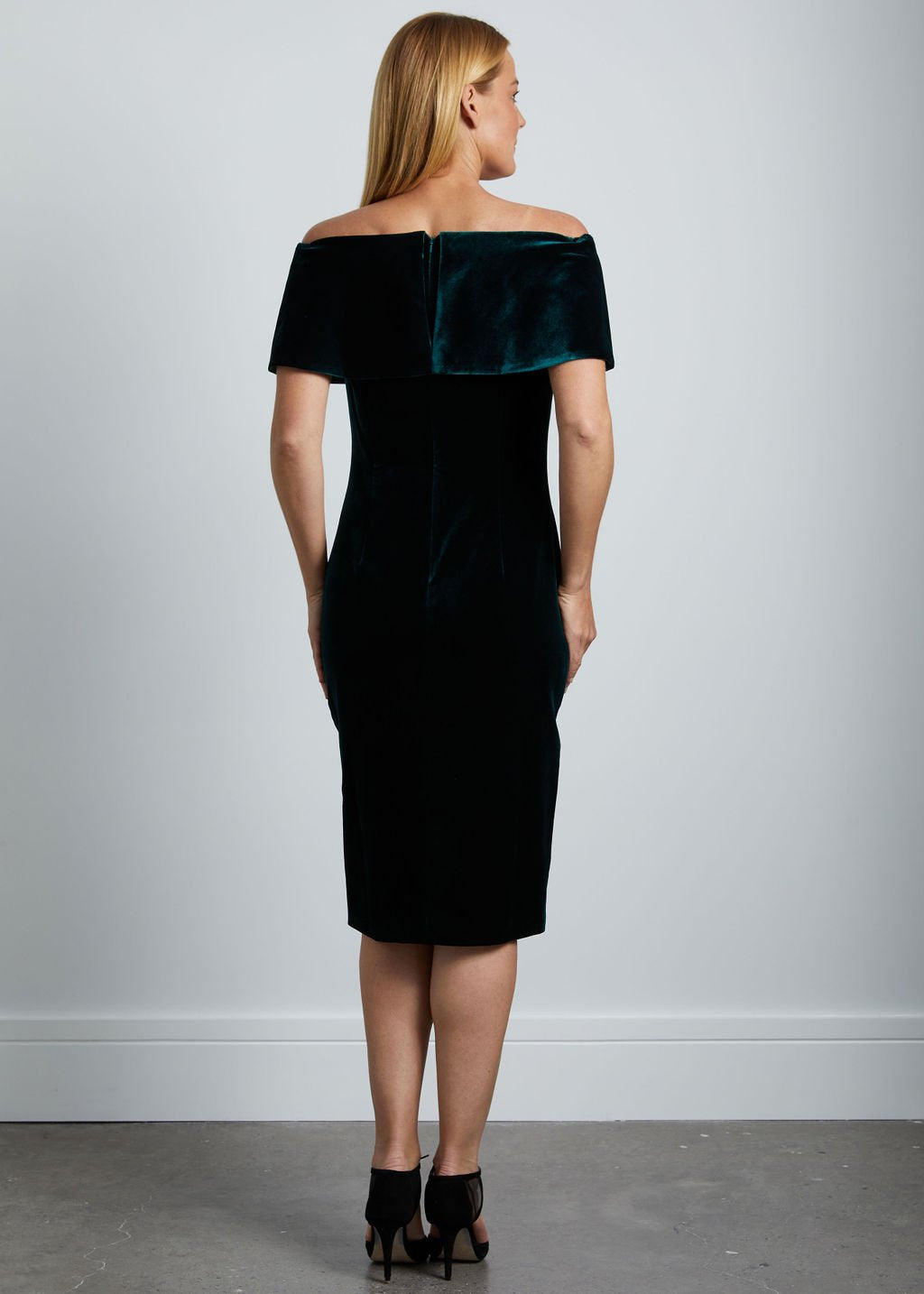 Kamare - Ariane Velvet Dress - Forest  Green 