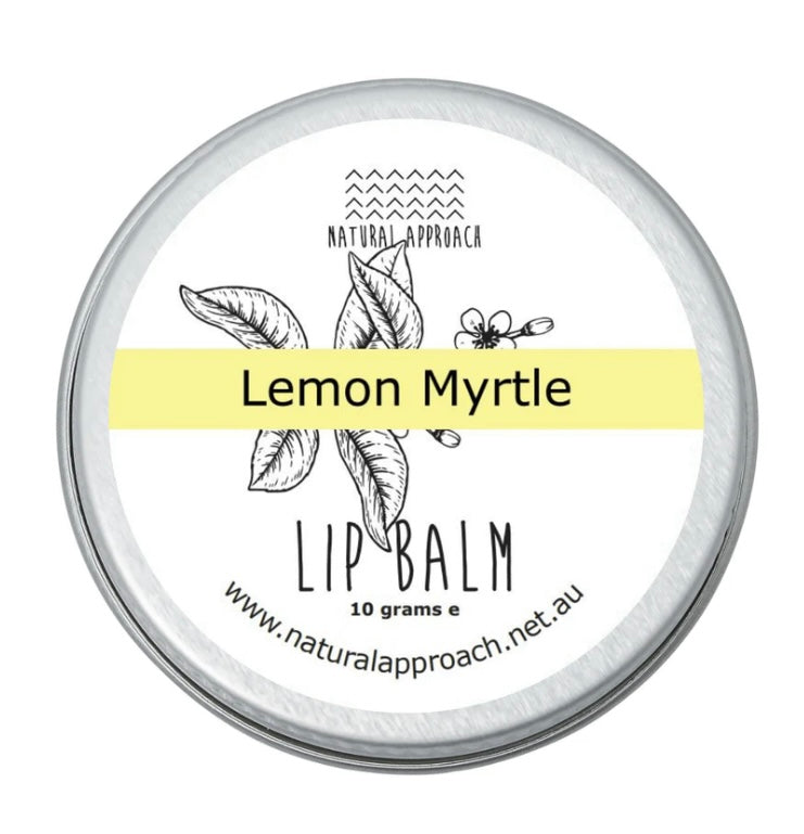 Natural Approach - Vegan Lip Balm - Lemon Myrtle - 10g